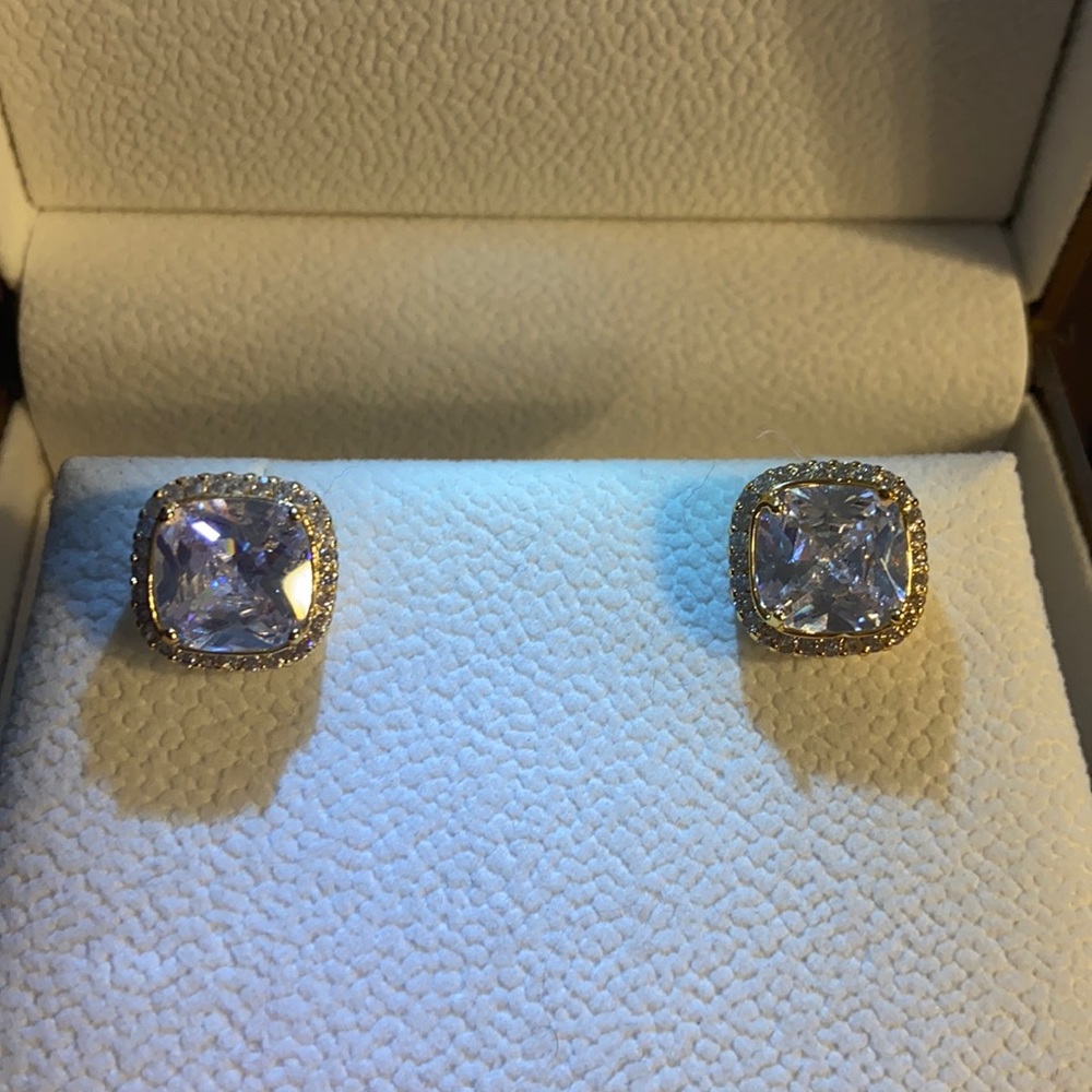 Beautiful imitation diamond studs